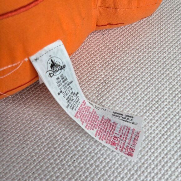 Disney Halloween Mickey Mouse Pumpkin Plush Pillow Orange 13" Decorative Cushion - Picture 5 of 5